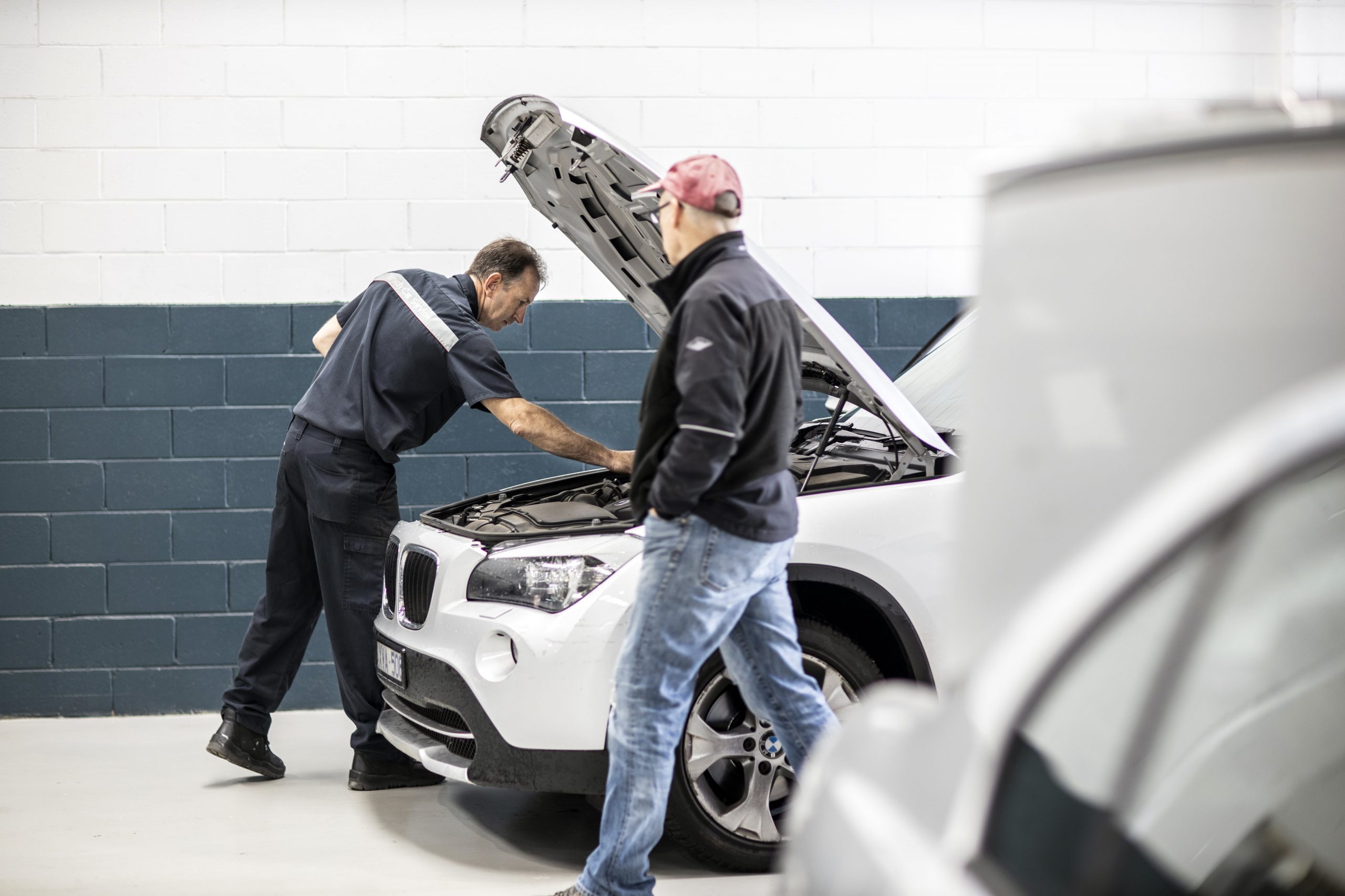 Mechanic Working On Auto Electrical Service In Bentleigh